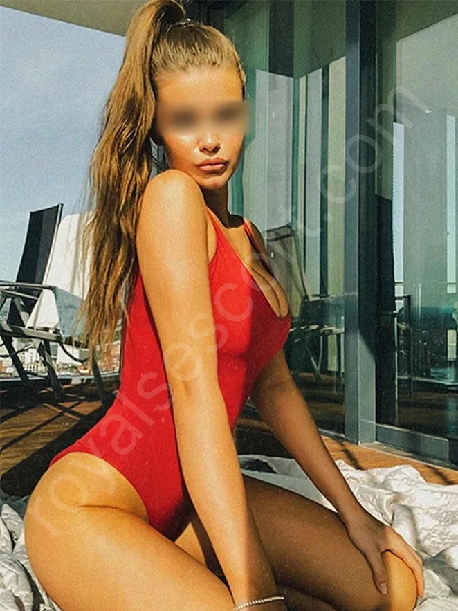 Independent Escort Service nita wearing red swim suit in Bengaluru
